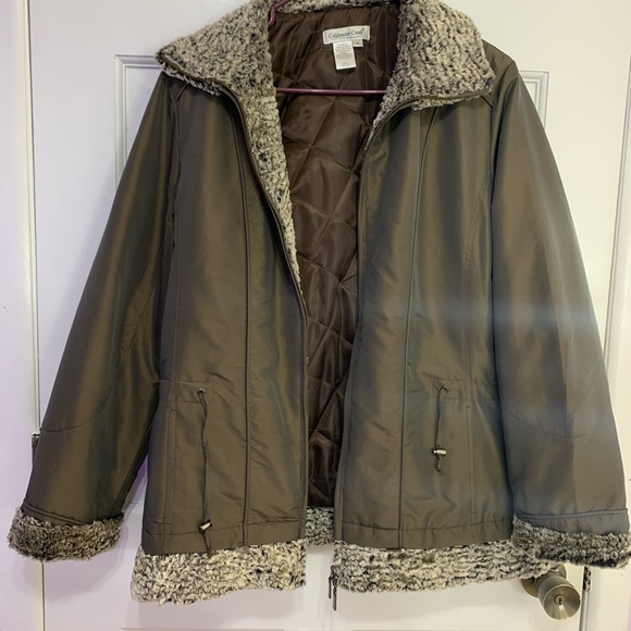 Coldwater Creek Jackets & Blazers - Olive green jacket